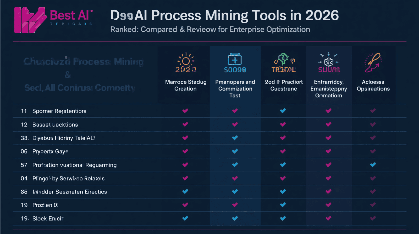 10 Best AI Process Mining Tools in 2026: Ranked, Compared & Reviewed for Enterprise Optimization